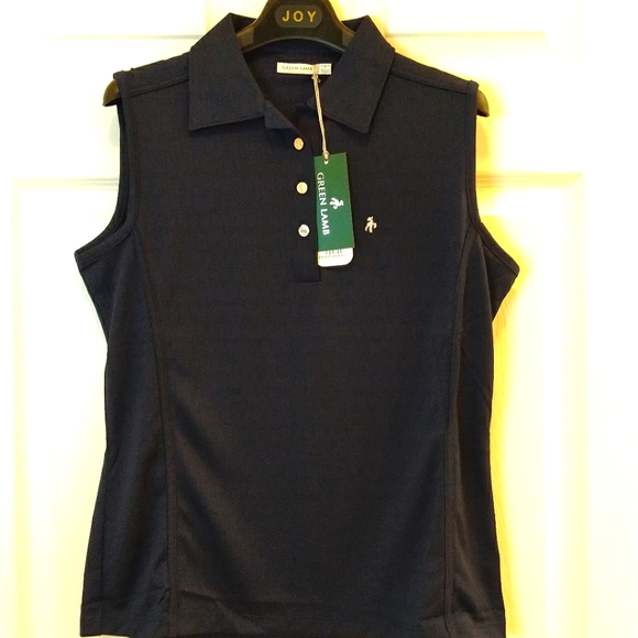 Green Lamb (Ireland) sleeveless polo - NWT - Picture 2 of 9